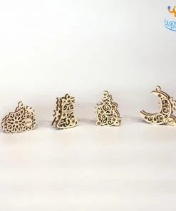 Ugears U-Fidgets Gearsmas Puzzle - Set Of 4 All Of It