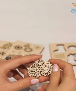 Ugears U-Fidgets Gearsmas Puzzle - Set Of 4 All Of It