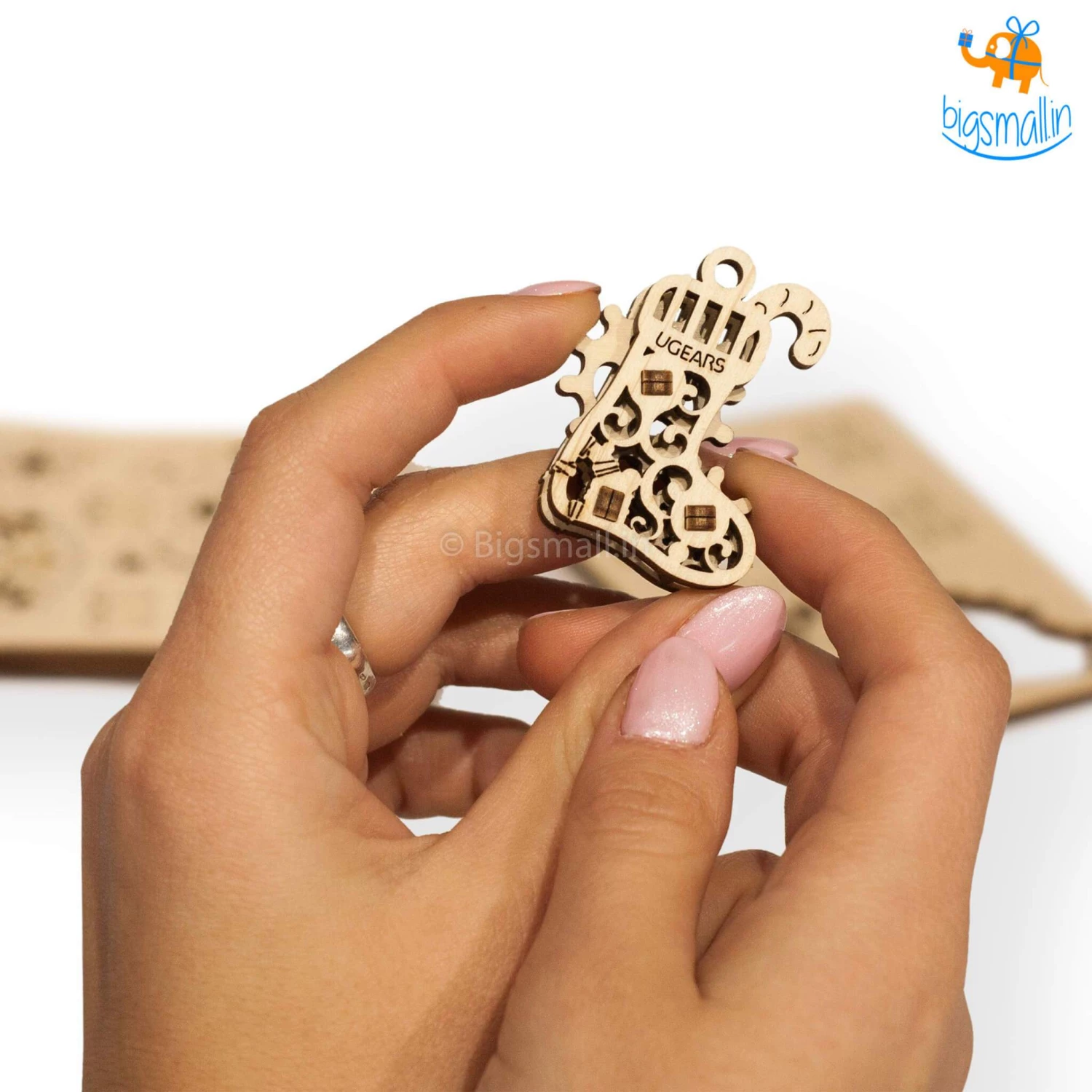 Ugears All Of It U-Fidgets Christmas Ornaments Puzzle - Set Of 4