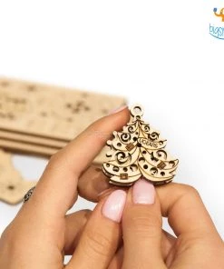 Ugears All Of It U-Fidgets Christmas Ornaments Puzzle - Set Of 4