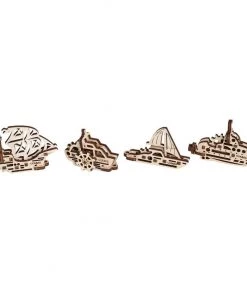 Ugears U-Fidgets Ships Puzzle - Set Of 4