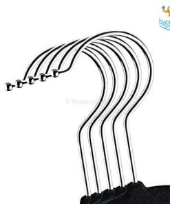 Akshay Mumbai Importer Multi-layer Cloth Hanger (Black)