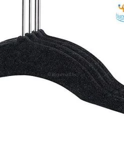 Akshay Mumbai Importer Multi-layer Cloth Hanger (Black)