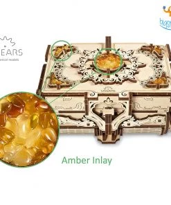 Ugears Amber Box Mechanical Puzzle