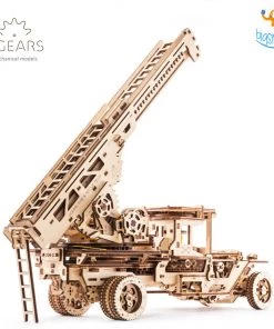 Ugears All Of It Fire Ladder Truck 3D Model