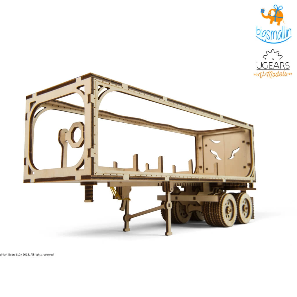 Ugears Heavy Boy Truck Trailer VM-03 Mechanical Model All Of It