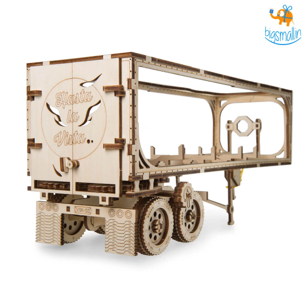 Ugears Heavy Boy Truck Trailer VM-03 Mechanical Model All Of It