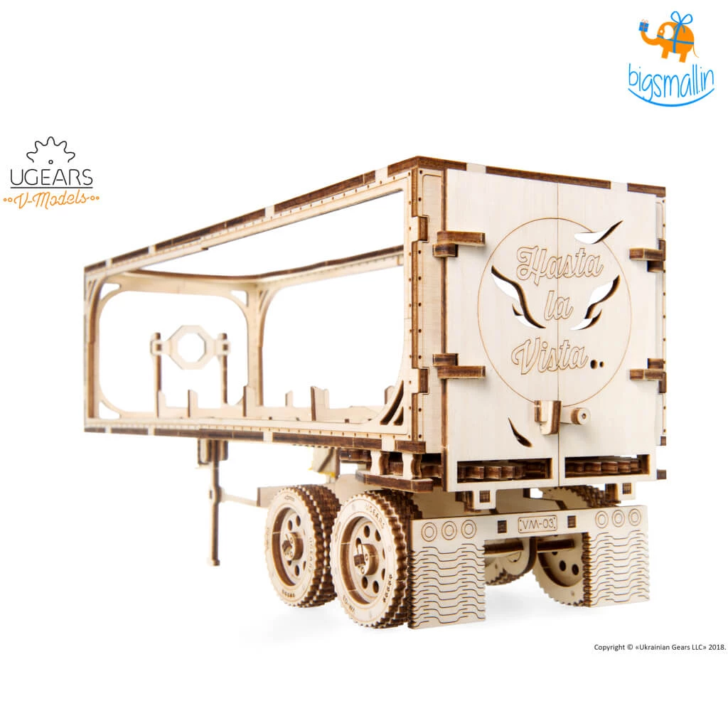 Ugears Heavy Boy Truck Trailer VM-03 Mechanical Model All Of It