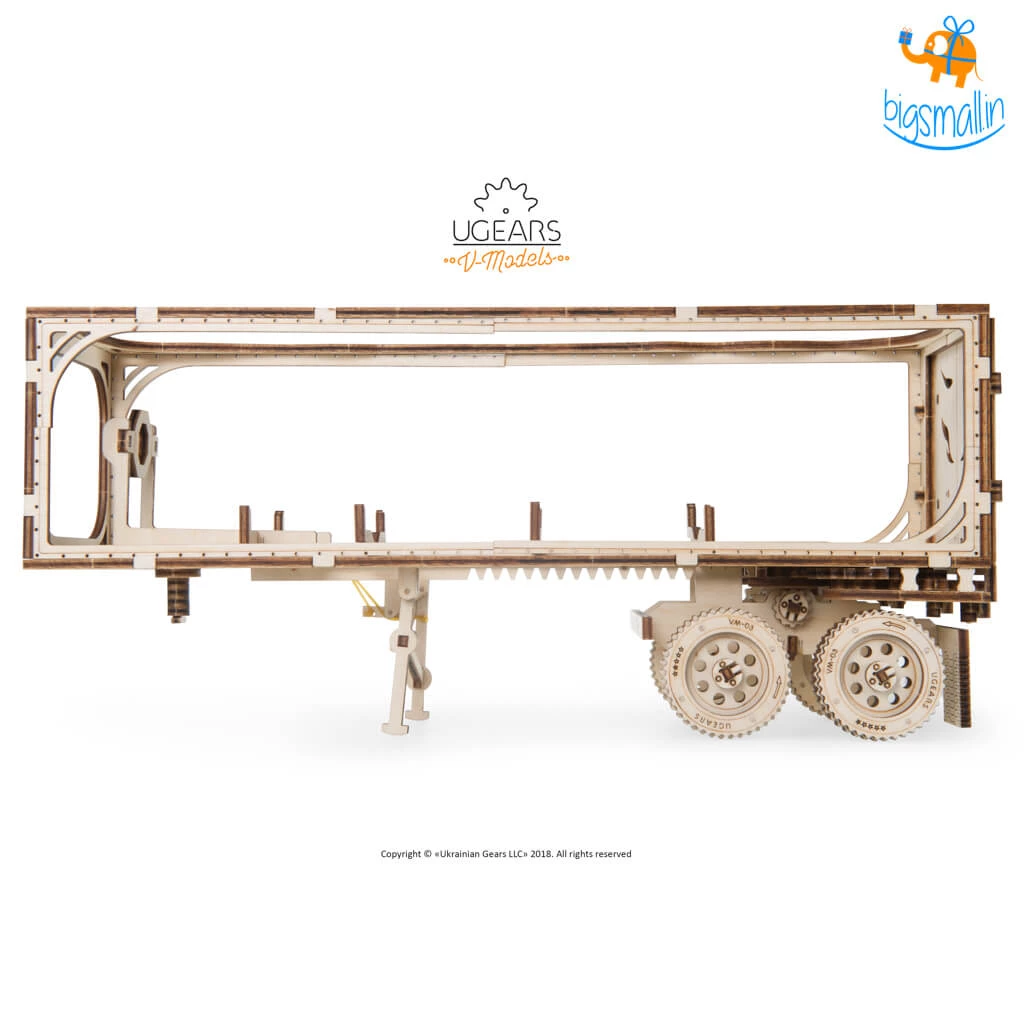 Ugears Heavy Boy Truck Trailer VM-03 Mechanical Model All Of It
