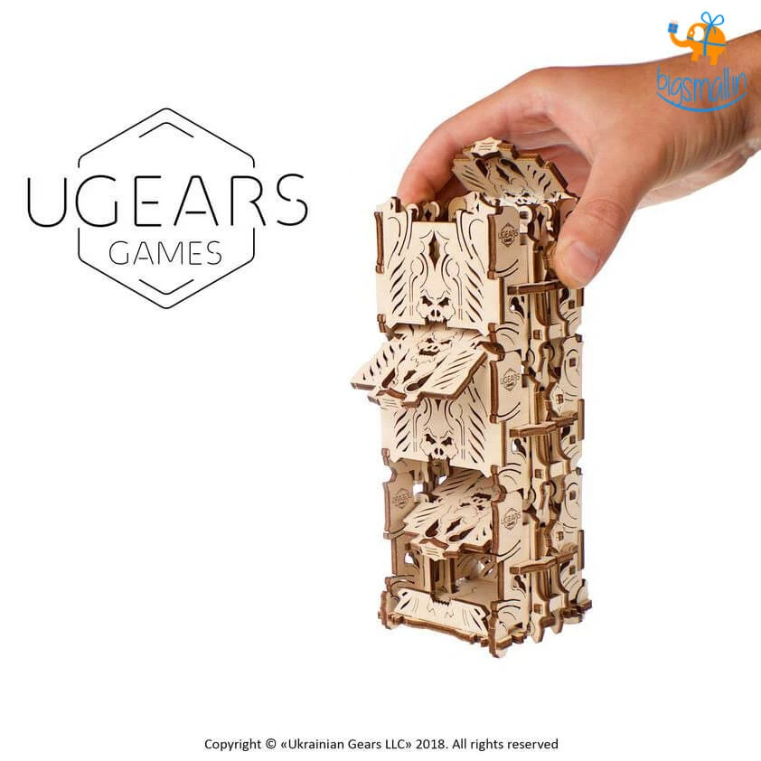 Ugears Modular Dice Tower Mechanical Model All Of It