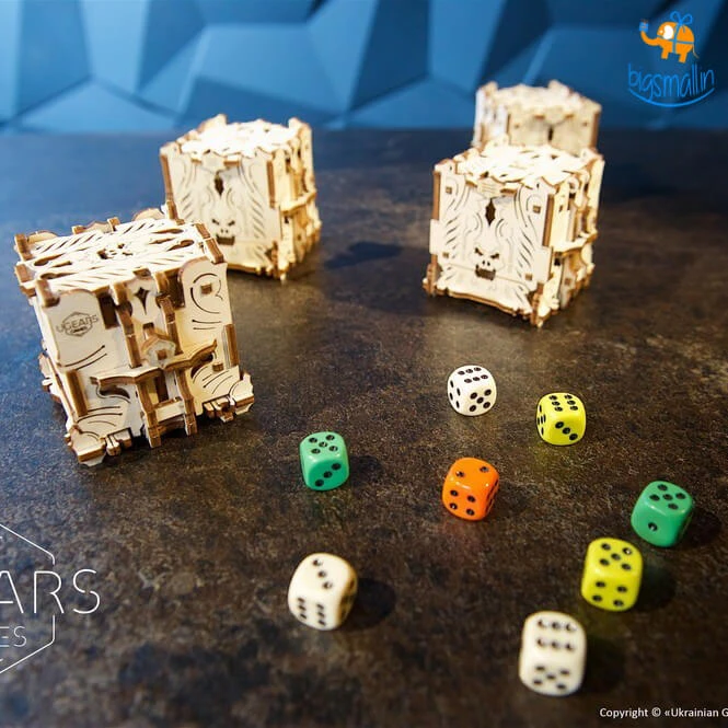 Ugears Modular Dice Tower Mechanical Model All Of It