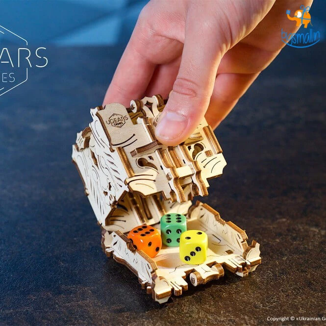 Ugears Modular Dice Tower Mechanical Model All Of It