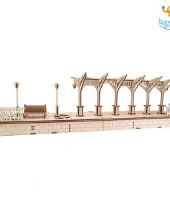 Ugears Railway Platform Mechanical Model