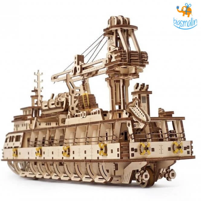 Ugears All Of It Research Vessel Mechanical Model