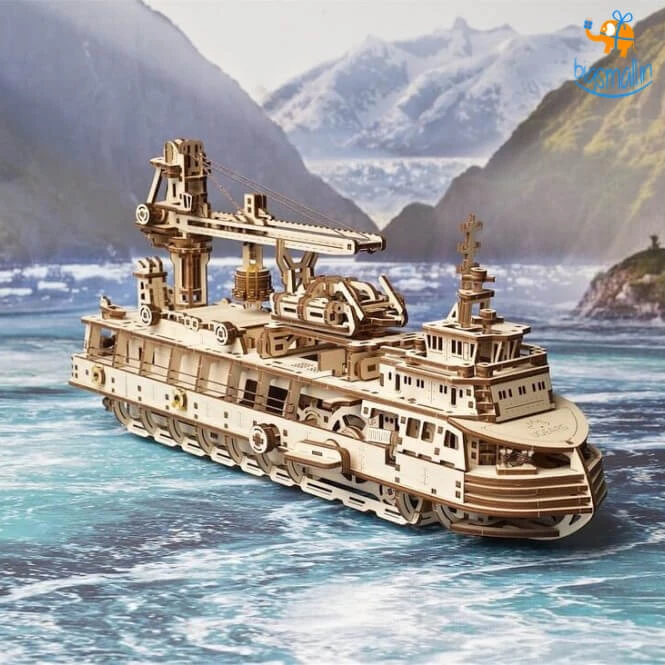 Ugears All Of It Research Vessel Mechanical Model
