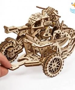 Ugears All Of It Scrambler UGR-10 Motor Bike With Sidecar Mechanical Model
