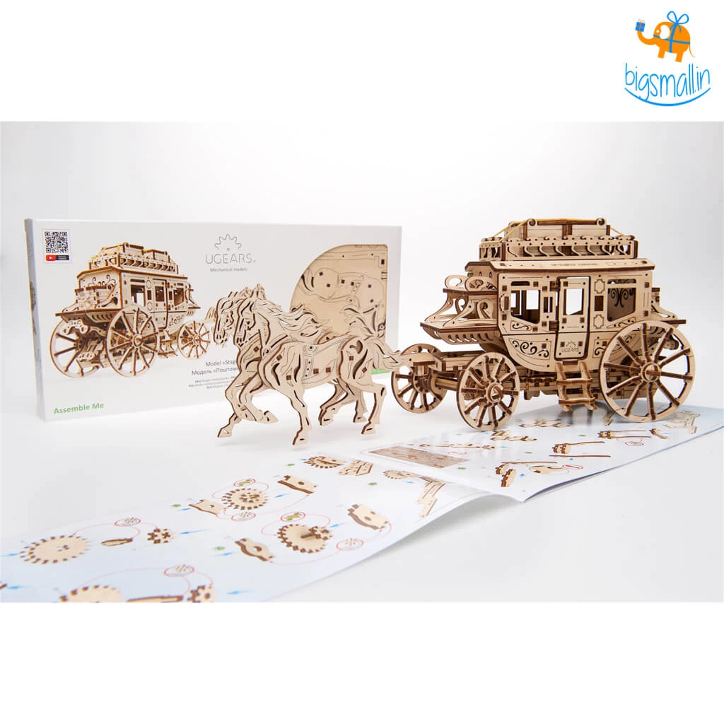 Ugears All Of It Stagecoach Mechanical Model
