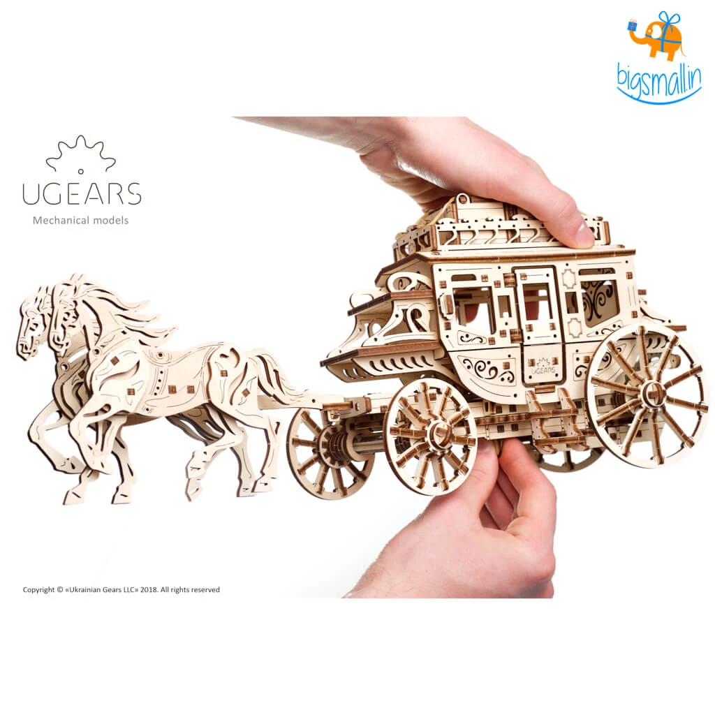 Ugears All Of It Stagecoach Mechanical Model