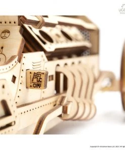 Ugears U-9 Grand Prix Car Mechanical Puzzle All Of It