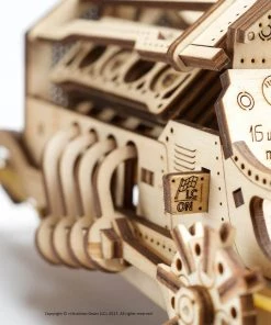 Ugears U-9 Grand Prix Car Mechanical Puzzle All Of It