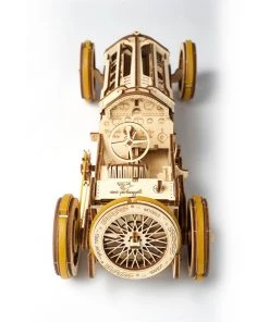 Ugears U-9 Grand Prix Car Mechanical Puzzle All Of It