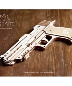 Ugears Handgun Mechanical Puzzle All Of It