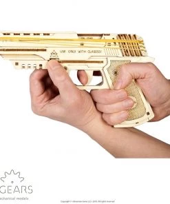 Ugears Handgun Mechanical Puzzle All Of It