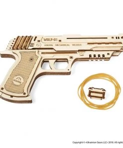 Ugears Handgun Mechanical Puzzle All Of It