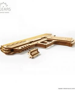 Ugears Handgun Mechanical Puzzle All Of It