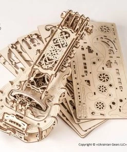 Ugears Hurdy-Gurdy Mechanical Model All Of It