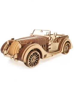 Ugears Roadster VM-01 Mechanical Puzzle All Of It