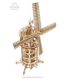 Ugears Tower Windmill Mechanical Puzzle All Of It