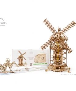 Ugears Tower Windmill Mechanical Puzzle All Of It