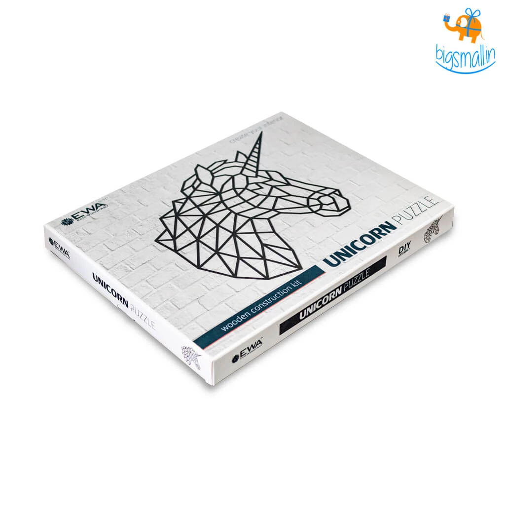 SA Enterprises All Of It DIY Wooden Art Puzzle - Unicorn