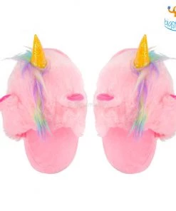 Bigsmall_hmk Cosy Unicorn Plush Slippers All Of It