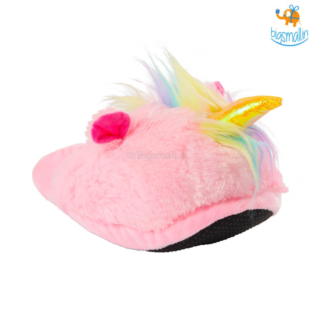 Bigsmall_hmk Cosy Unicorn Plush Slippers All Of It