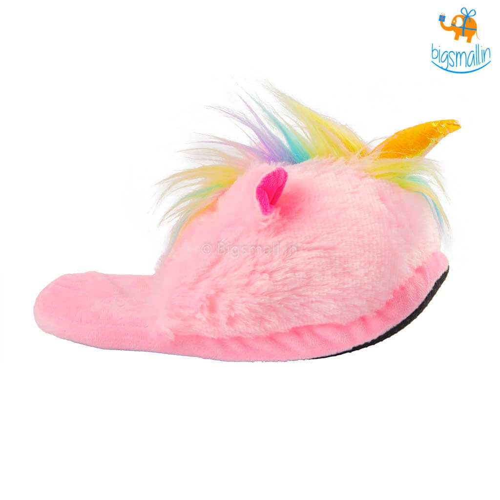 Bigsmall_hmk Cosy Unicorn Plush Slippers All Of It