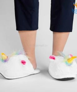 Bigsmall_hmk Cosy Unicorn Plush Slippers All Of It