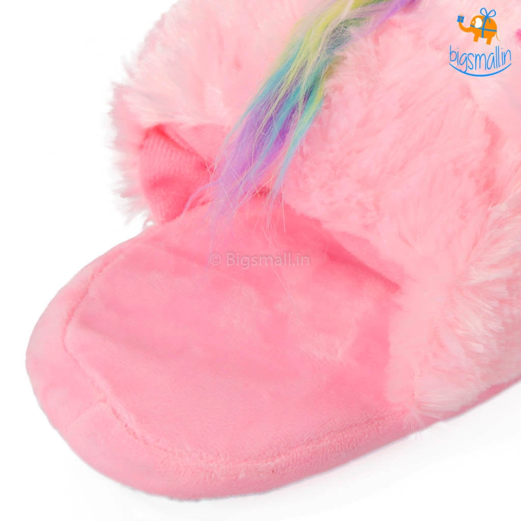 Bigsmall_hmk Cosy Unicorn Plush Slippers All Of It