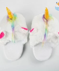 Bigsmall_hmk Cosy Unicorn Plush Slippers All Of It