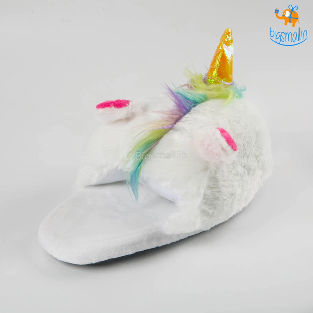 Bigsmall_hmk Cosy Unicorn Plush Slippers All Of It