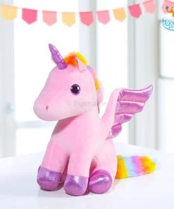 Bigsmall_hmk Unicorn With Wings Plush Toy