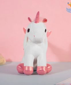 Bigsmall_hmk Unicorn With Wings Plush Toy