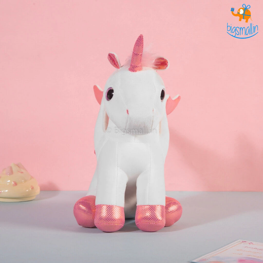 Bigsmall_hmk Unicorn With Wings Plush Toy