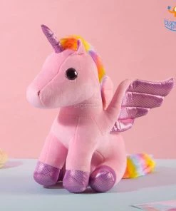 Bigsmall_hmk Unicorn With Wings Plush Toy