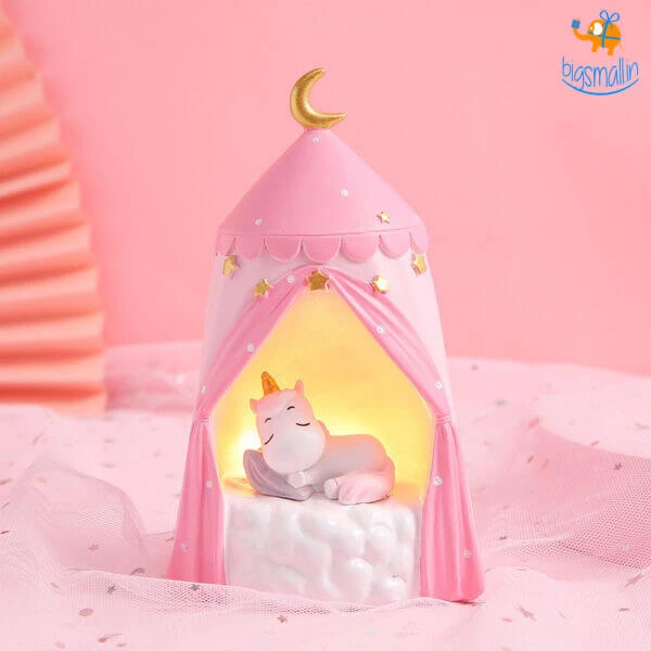 Bigsmall_hmk All Of It Sleepy Unicorn Decorative Lamp