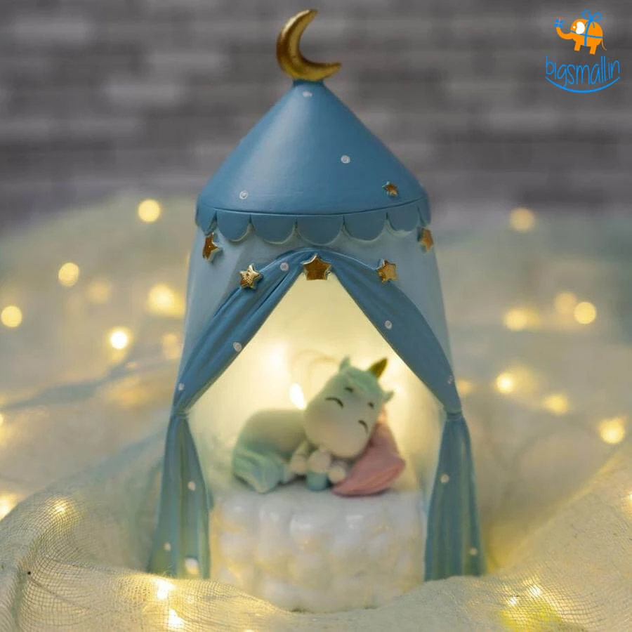 Bigsmall_hmk All Of It Sleepy Unicorn Decorative Lamp