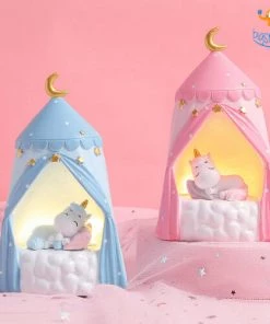 Bigsmall_hmk All Of It Sleepy Unicorn Decorative Lamp