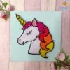 Imi Studios All Of It Unicorn String Art Frame