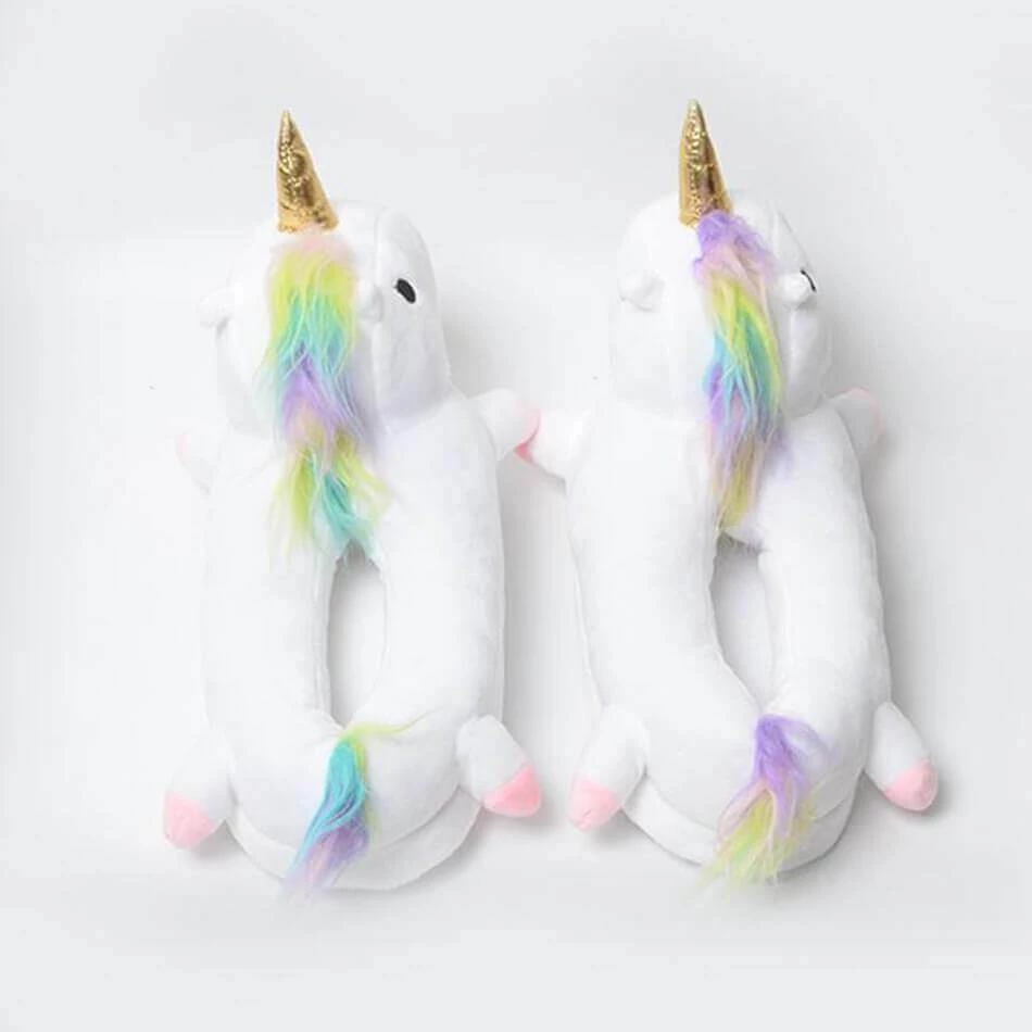 VinnyC Unicorn Plush Slippers